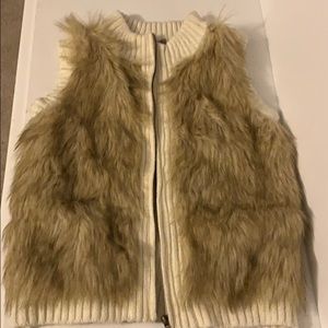 kids fur vest